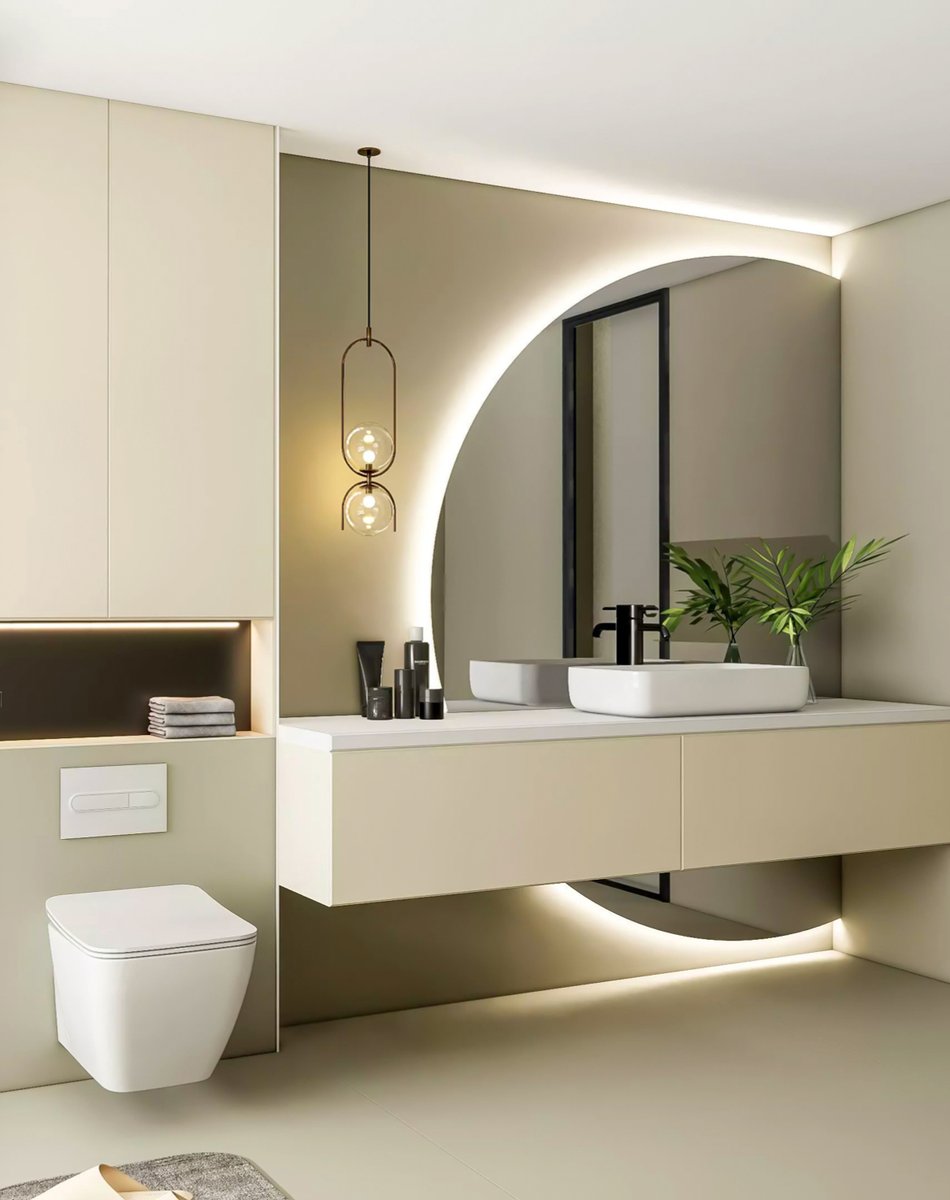 glassdesigns_'s tweet photo. Our Bespoke Halo Mirrors are designed to create a soft halo glow from behind the mirror, adding warmth, depth and atmosphere to any bathroom or interior space.

#HaloMirror #BespokeMirrors #BathroomDesign #InteriorDesign #LEDmirrors https://t.co/itmmVlPoqg