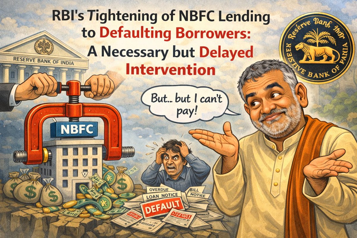jaypee4u's tweet photo. Regulatory intervention is most effective when it anticipates emerging risks rather than responding to them. Earlier &amp; proactive reg would have helped reinforce the culture of credit discipline that the RBI is now seeking to restore
https://t.co/JYuHmwjTjh https://t.co/Kg3txEO2ii