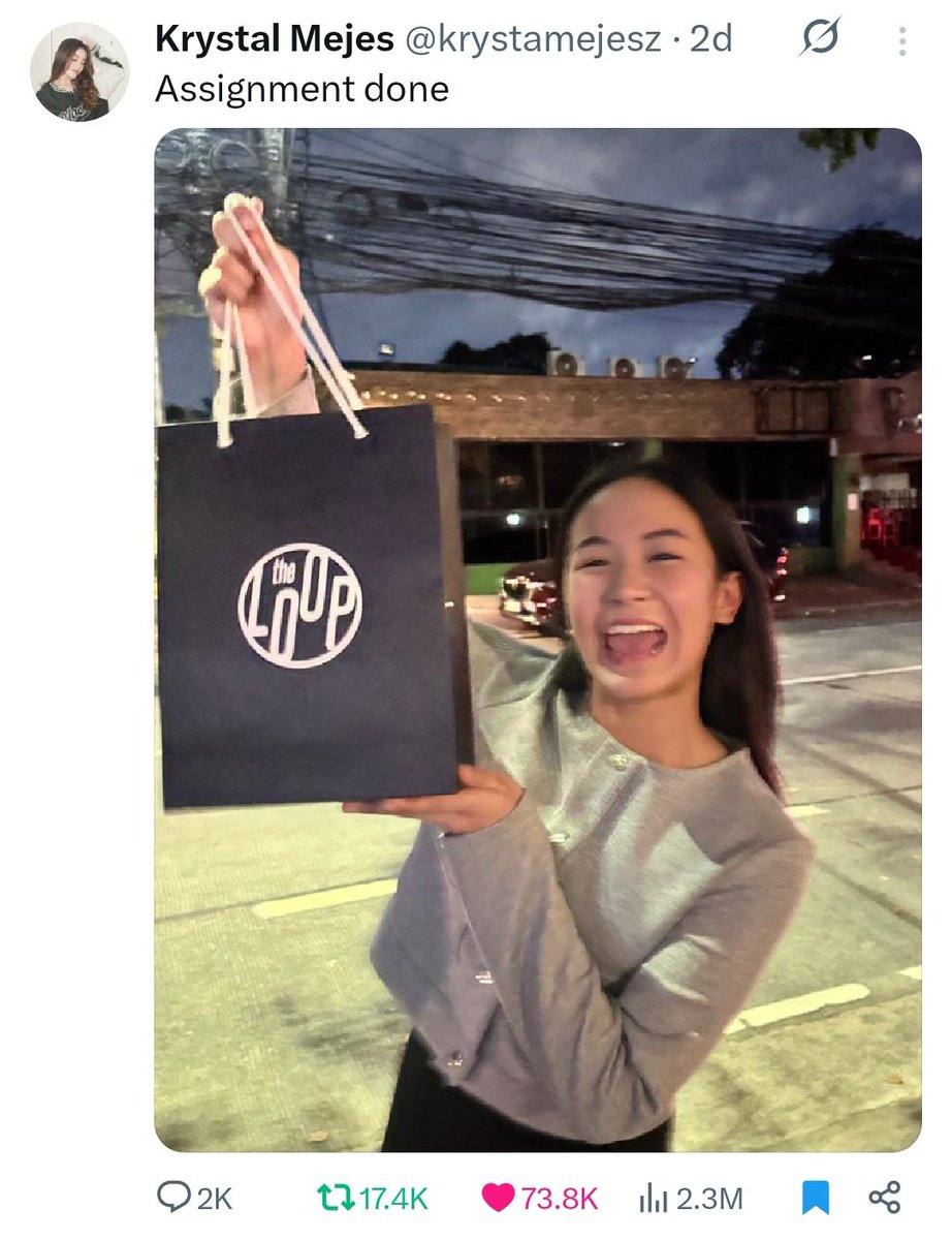 cappietala's tweet photo. NAPAKAYABANG MO MEJES FROM 1ST POST SA X AFTER ALMOST 2 YEARS TO 1ST POST SA TIKTOK AFTER ALMOST A YEAR? BINIBIDA NIYA TALAGA SI CAPRICE MA

#capkrys https://t.co/QsPjMe01Ae
