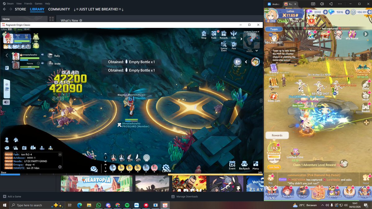 produktif sekali saya bermain RO 🥵