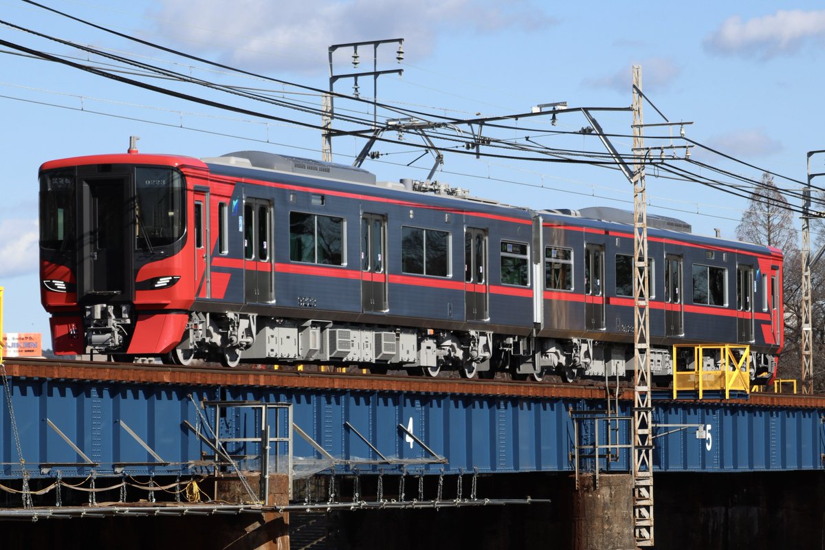 9123F車両性能試運転