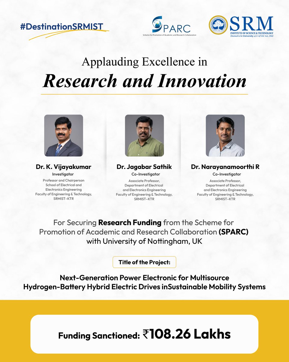 SRM Institute of Science and Technology tweet media