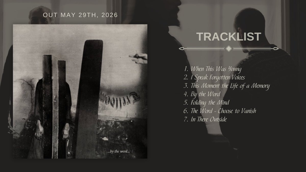 Defstar666's tweet image. 🔜 TRELLDOM - …by the word…

🗓️May 29, 2026
🏷️Prophecy Productions 
trelldom.bandcamp.com/album/by-the-w…

#Trelldom #norwegian #avantgarde #blackmetal