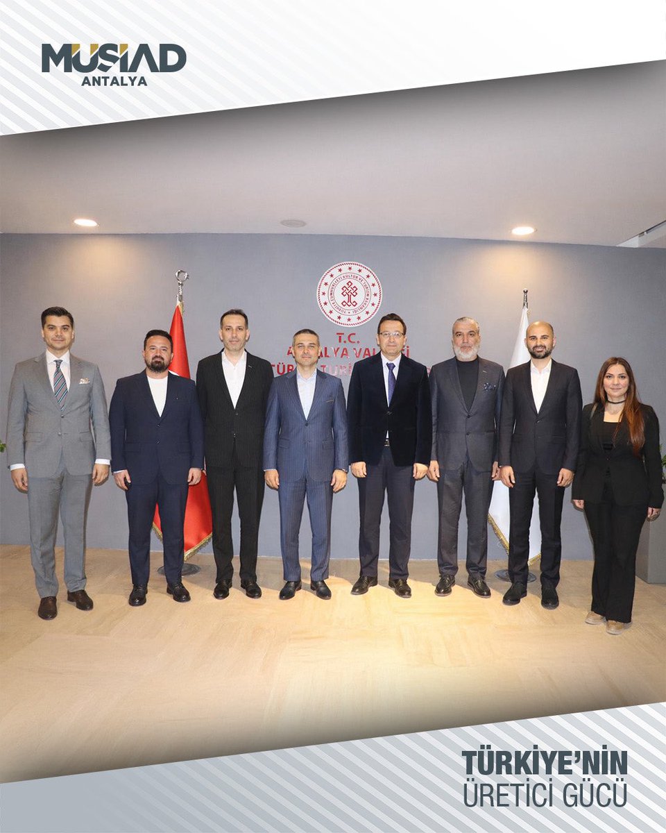 MÜSİAD Antalya Şube Başkanımız Yusuf Akgül ve yönetim kurulu üyelerimiz, Antalya İl Kültür ve Turizm Müdürlüğü İl Kültür ve Turizm Müdürü Ayhan Gök’ü makamında ziyaret etti.

Ziyarette Antalya’mızın turizm potansiyeli, kültürel değerlerimizin korunması ve şehrimizin marka gücünün