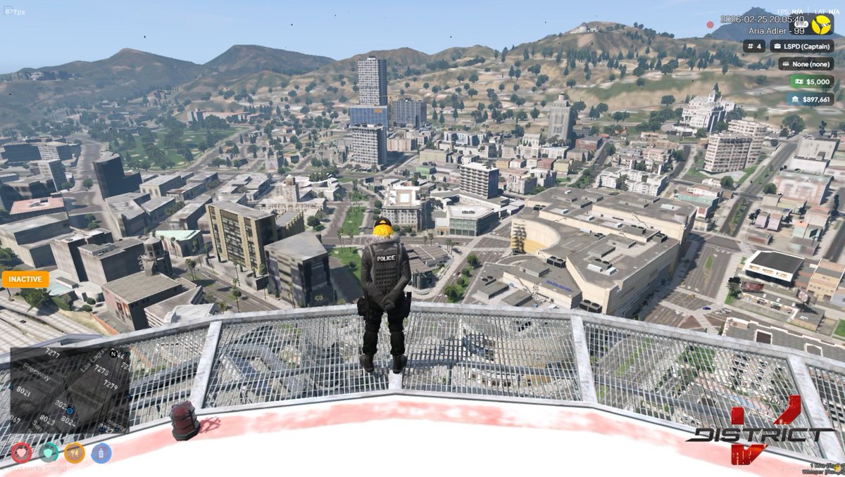 Goodnight #DistrictV LSPD, 

I'm proud of you.

Next time, catch me if you can.

Badge 99: Going 10-42.

🚁🫡