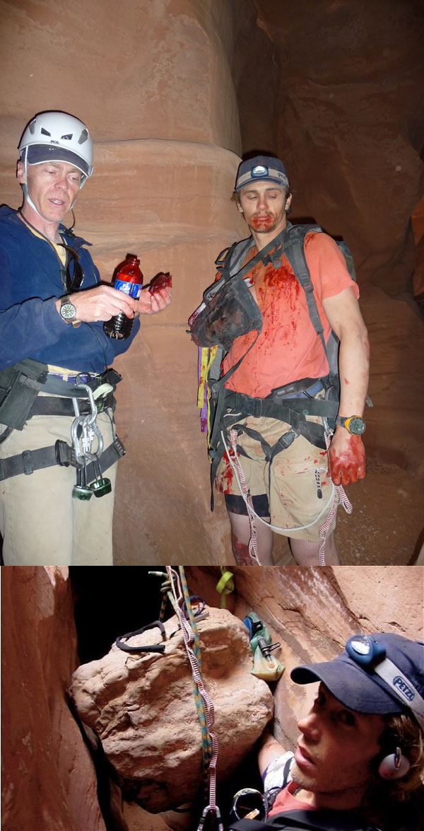 In 2003 Aron Ralston Got Trapped By A Boulder While Hiking Alone in-2003-aron-ralston-got-trapped-by-a-boulder-while-hiking-alone