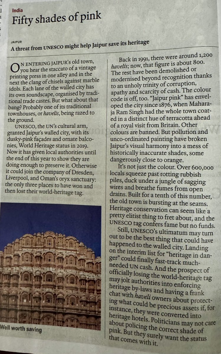 Hope we are serious about walled city and can save Jaipurs heritage. <a href="/BhajanlalBjp/">Bhajanlal Sharma</a> <a href="/KumariDiya/">Diya Kumari</a> <a href="/rpbreakingnews/">Rajasthan Patrika</a>