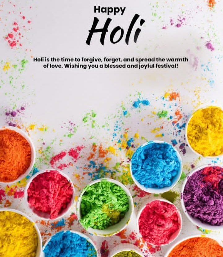 CAKapil_'s tweet photo. Wishing you a joyful and colorful Happy Holi! 🎨✨ https://t.co/zfpvoidXLt