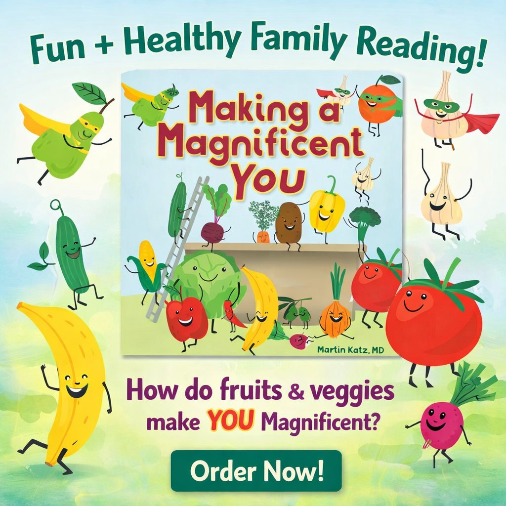 We live in an (un)healthy world. Our kids deserve better.

In "Making a Magnificent You," Martin Katz, MD, challenges today’s food culture by equipping parents with a joyful, interactive way to teach children about real nutrition.

Read at bit.ly/4l8eBHW
#HealthEducation