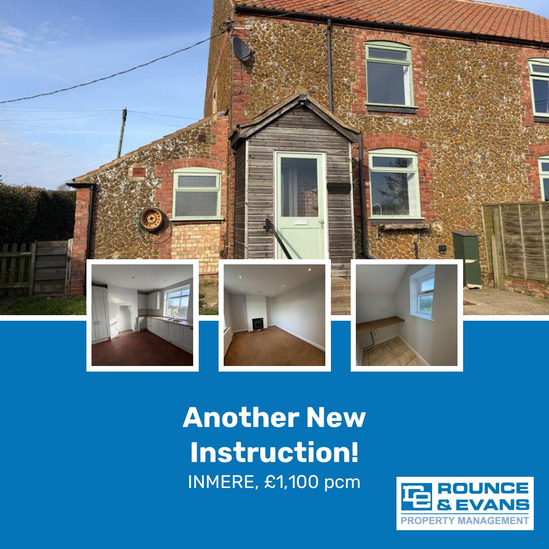 🤩 NEW PROPERTY 🤩
📍INMERE
🏡 3 Bed Cottage £1,100 pcm
🛀 Bathrooms: 1
📅 Available 04/03/2026

For further info, please visit: psh.pt/eptt2dn6

Contact Us! 
📞 01553 401580 
📧 lettings@rounceandevans.co.uk

#rounceandevans...
