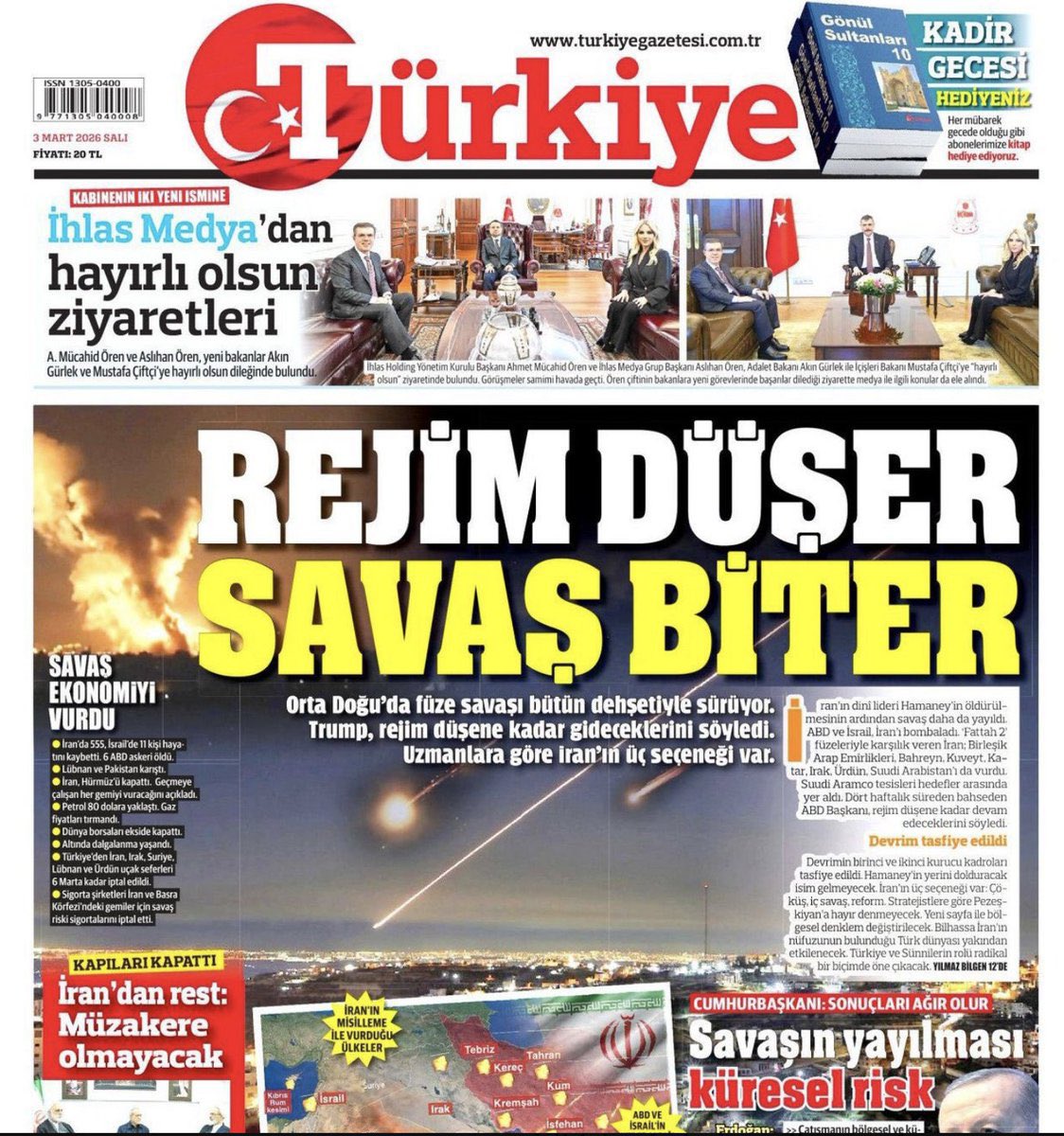 ABD içerideki tüm ajanlarını devreye sokmuş gözüküyor, 
“Rejim düşerse savaş biter”
Tıpkı Gezi Parkı kalkışması ve 15 Temmuz’da batı medyasında atılan manşetlerlere benziyor “Erdoğan düşerse Türkiye özgürleşir”