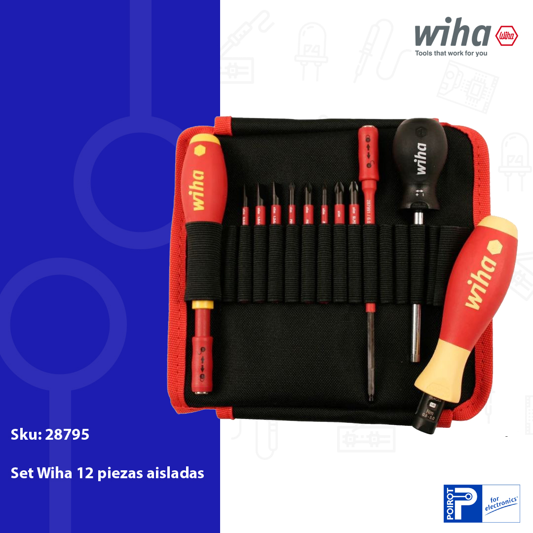 ChilePoirot's tweet image. Set cód 28795 de Wiha aisladas 1000V. $456.960

Manilla Torque Vario-S Porta Puntas Intercambiables con Torque Ajustable 0,8 a 5,0 Nm, 3 Puntas Paleta 4.0, 5.5 y 6.5 Mm, Cruz PH1 Y PH2, Xeno #2 y Pozidriv #1 Y #2.
Herramienta de ajuste
Acá: tiendapoirot.cl/producto/estuc… 
#poirot #wiha