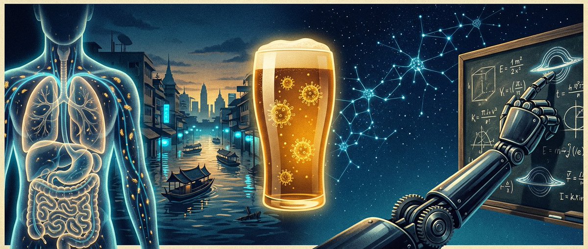 🧬🍺 Una IA que descubre física de agujeros negros mejor que el científico. Tus órganos conspirando para decidir cuándo envejeces. Ciudades hundiéndose bajo nuestros pies. Y un virólogo que se vacunó… con cerveza artesanal.

Lo nuevo de Pablo Fuente es DEMENCIAL. 🎧👇