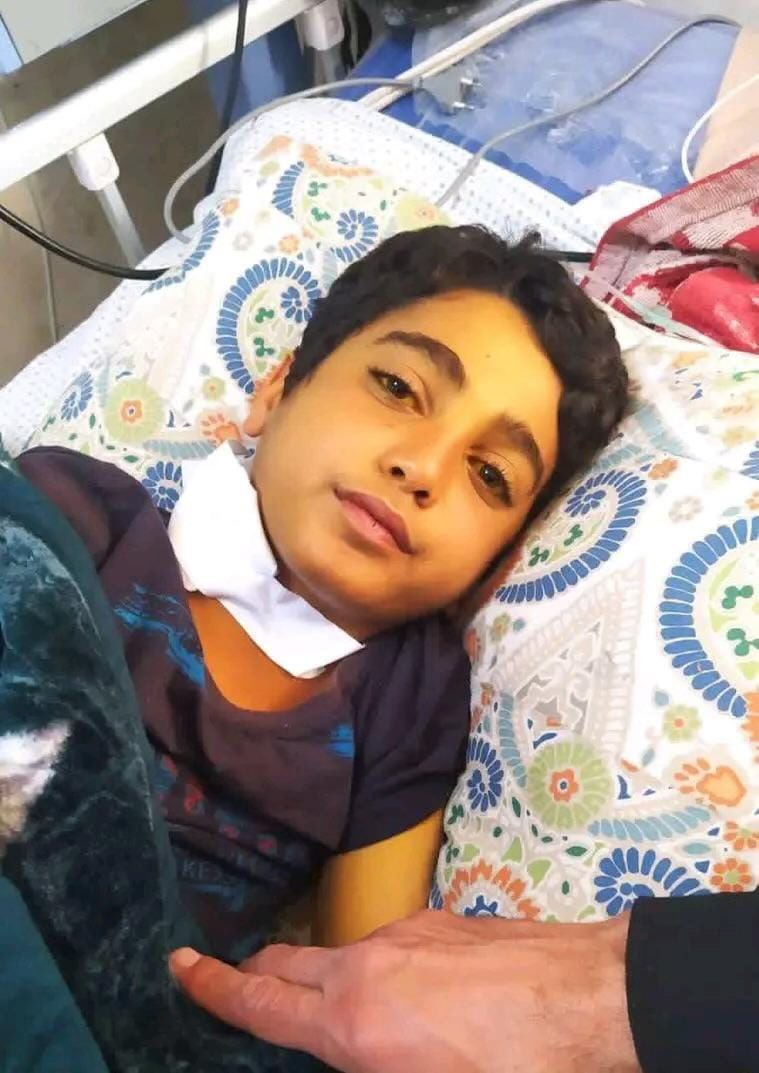 Sami Hamad Saad only had Hepatitis A, a treatable illness that occurs due to consuming unclean food and drink. But because Gaza's health care system has been dismantled by israel, many illnesses become fatal. Despite being evacuated to Egypt, the 12 year old boy's liver gave out