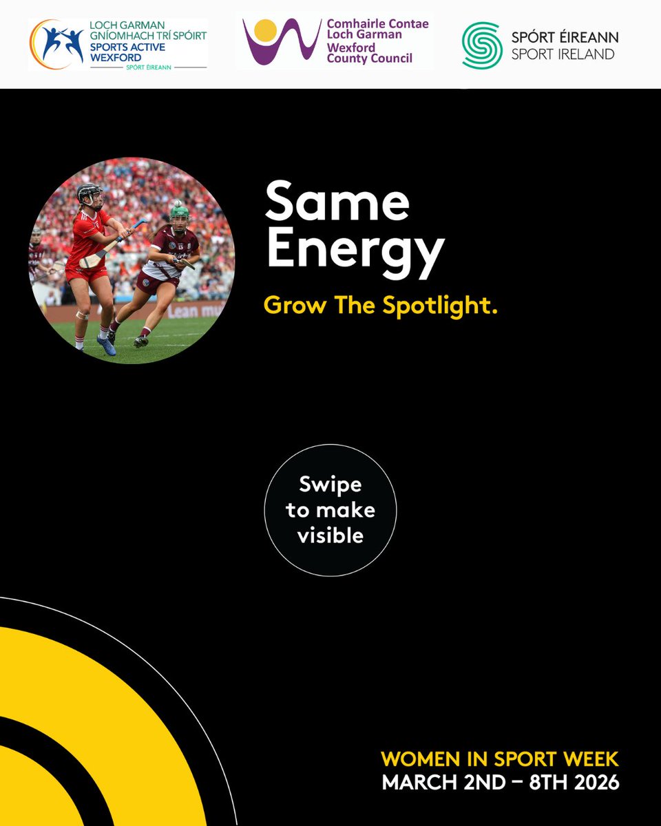 SportActiveWex's tweet image. 📢 Attention Teachers!!

Did you know Sport Ireland have  Primary School and Post Primary School Packs containing lots of interesting resources for #WomenInSportWeek for you to utilise with your students.  Its a great time to educate our young people on some of the great Irish