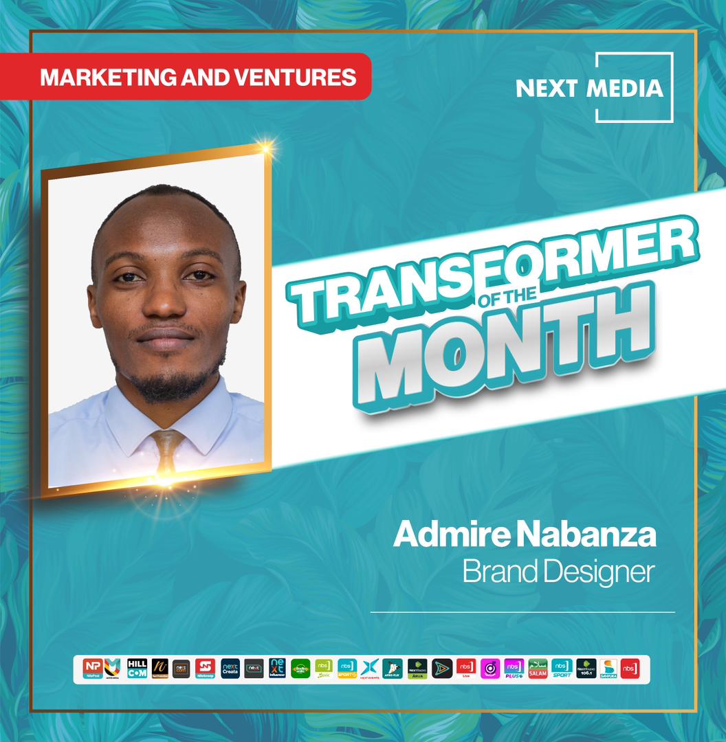 AdmireNabanza's tweet photo. Named Transformer of the Month at @nextmediaug, Colossians 3:23 reminds me to work at it with all my heart, for His glory.

To my Next Media family, thank you.

To God, all glory. 
Here's to more transformations ahead.

#AdmireNabanza #TransformerOfTheMonth #NextMedia https://t.co/TOATnEX0bE