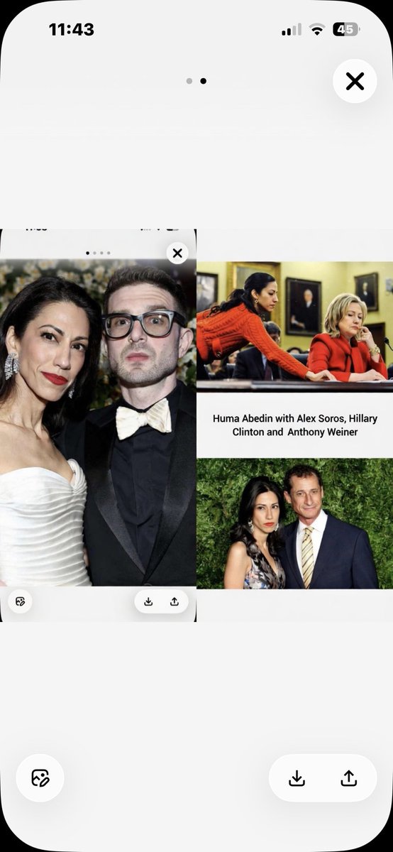 duzBme's tweet image. Huma Abedin weds Anthony Weiner and then Alex Soros. Huma Abedin and Hillary Clinton had a deep, long-standing professional and personal relationship for nearly three decades. #PizzaGate #frazzeldrip #WeinerGate #Killary
You can tell a lot about someone by the company they keep!
