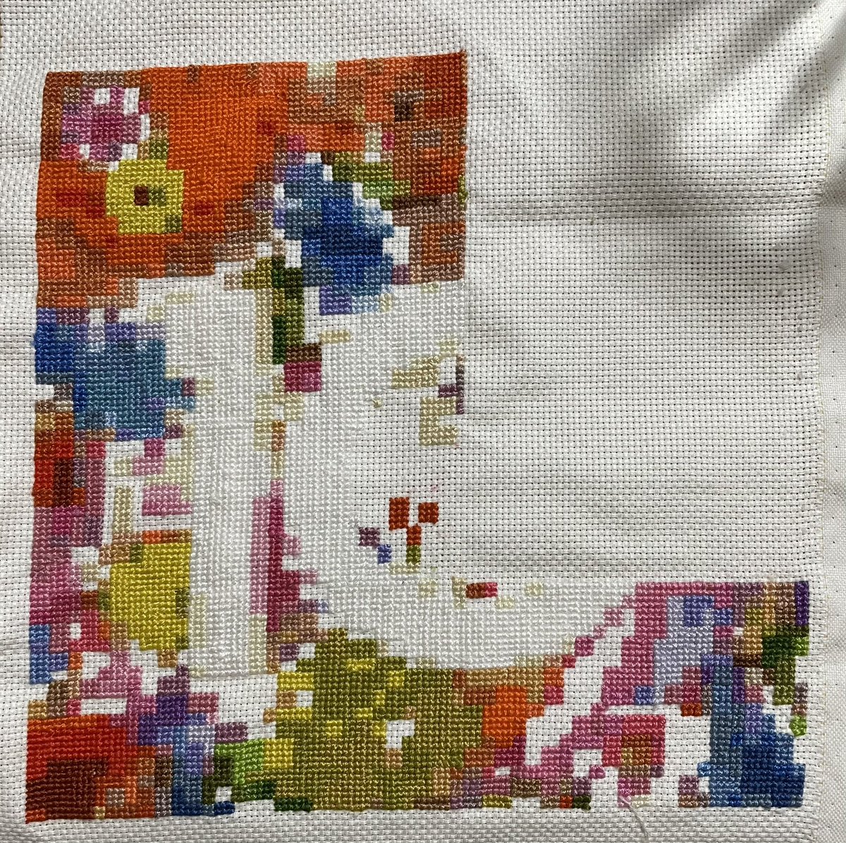 今日はここまで🪡 だいぶ埋まってきたー！ 明日明後日はあまりできない