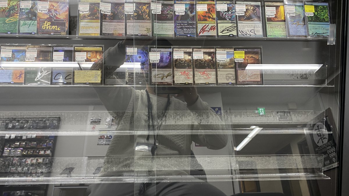 ㊳（アーティストプルーフ、サインドカード）