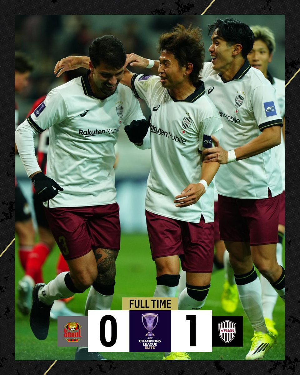 [FULL TIME]

FC SEOUL 0-1 VISSEL KOBE

ハイライトはDAZN📽️
視聴は⏩r10.to/hFaUVt

#visselkobe #ヴィッセル神戸 #ACLElite