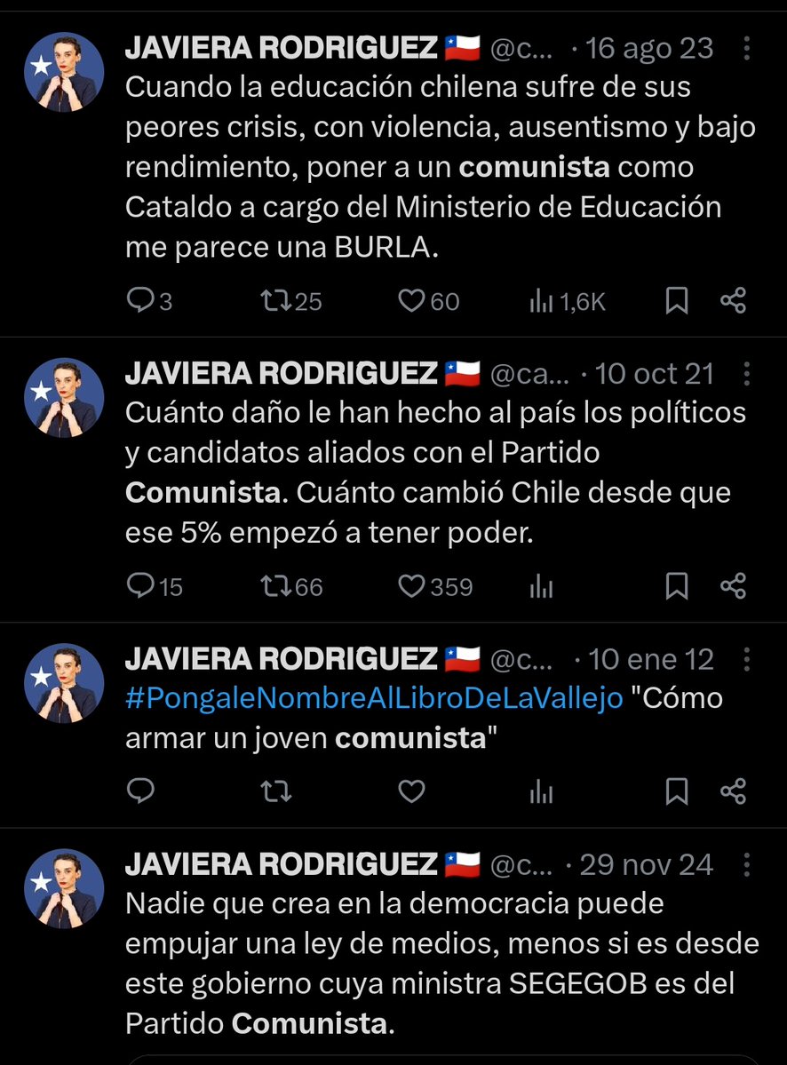 La Diputada Republicana <a href="/capitanarod/">𝗝𝗔𝗩𝗜𝗘𝗥𝗔 𝗥𝗢𝗗𝗥𝗜́𝗚𝗨𝗘𝗭 🇨🇱</a> anda paseando en China ,todos sus gastos pagados por el Partido Comunista Chino ..
Son bien transables sus valores 🤭🤭🤭
theclinic.cl/2026/03/02/el-…