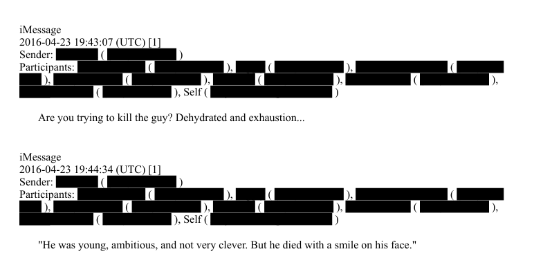 EPSTEIN FILES

2016 text messages ALL [REDACTED], can confirm one sender is Karyna Shuliak, Jeffrey Epsteins last 'partner'.

'No one word about pizza and pasta?!'

weird word usage, right?