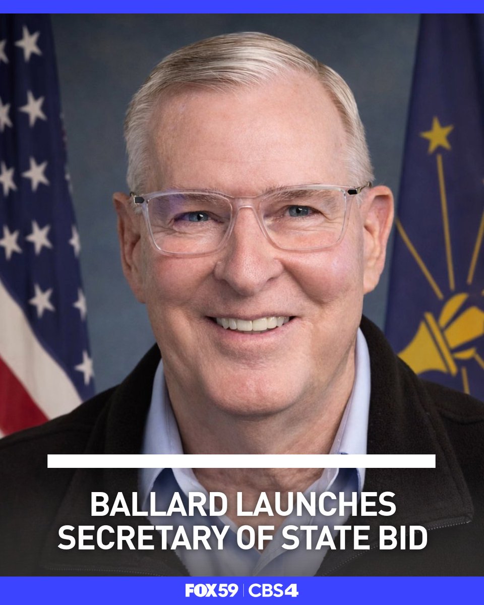 FOX59's tweet photo. “I ran as a Republican, but I governed for everyone." Former Indianapolis Mayor Greg Ballard is launching an independent bid for Indiana Secretary of State: https://t.co/7g7lOoIZx6 https://t.co/uy7zOj7543