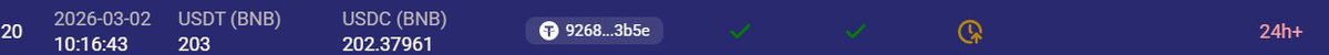 biscohan11's tweet photo. @Pact_Swap My latest swap has not been finalised, a few days later now. When I asked about it to one of your guys on the Discord channel, I got linked to a site asking for my private key, and a message from him analysed as a scam by grok. I need an answer here https://t.co/jKBtxGMExM
