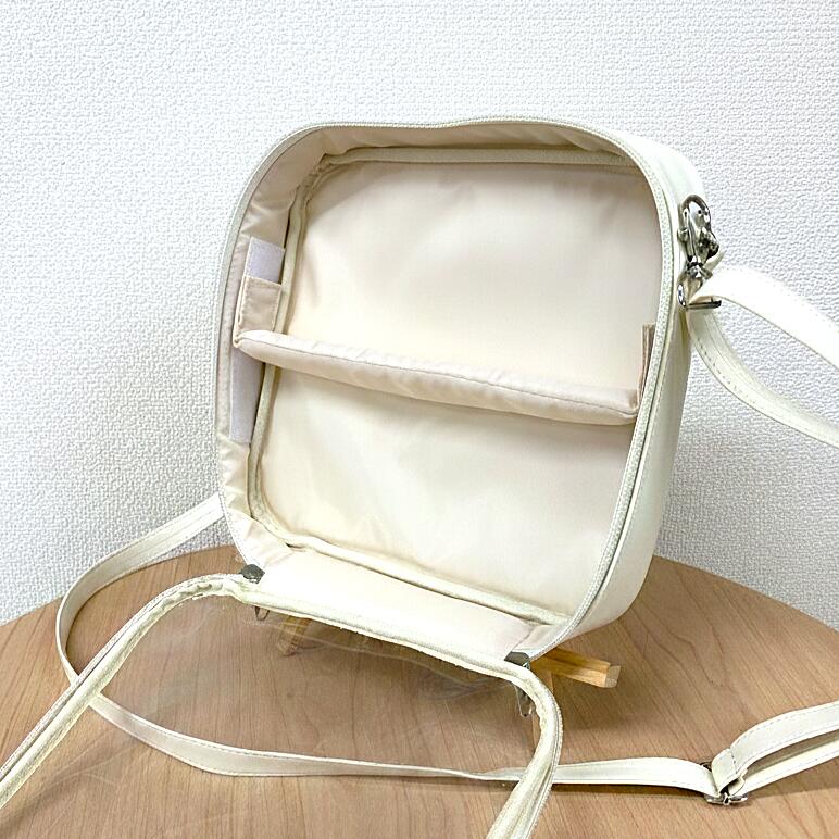 otaINF0's tweet photo. 『みんなでおでかけぬいバッグ』

10cmのぬいぐるみを最大6体並べて収納できる設計です！
中には可動式の仕切りがあるので、持ち物やぬいぐるみのサイズに合わせて自由にレイアウトできます✨
https://t.co/ppH7n03kuf
https://t.co/zHwI7uy23Q