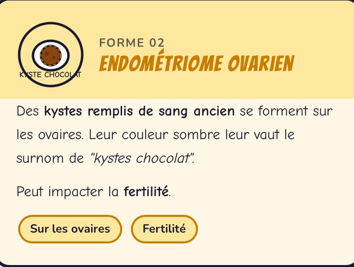 rmnseh_'s tweet photo. 📌#EnsometriosisAwarenessMonth 
#endometriosis 
Il existe plusieurs formes et stade d’endométriose:
▸ L'endométriose superficielle 
▸ L'endométriome
▸ L'endométriose profonde
 ▸ L'adénomyose https://t.co/xKgtQczPD1