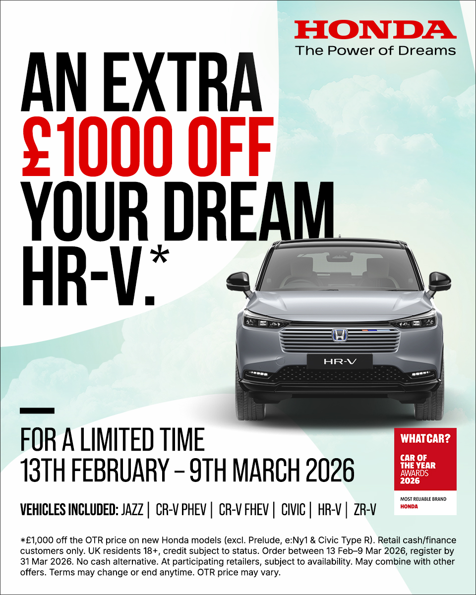 Don't miss out! Our Dream Bigger Event ends in just 5 days! ✋

You still have the chance to save £1,000 on select Honda Hybrid models.

📍Chiswick Honda, 4 Power Road, W4 5YT  
📞 02039845879

#HondaDreamBigger #HybridRevolution #HondaUK #ChiswickHonda #NortonWayGroup