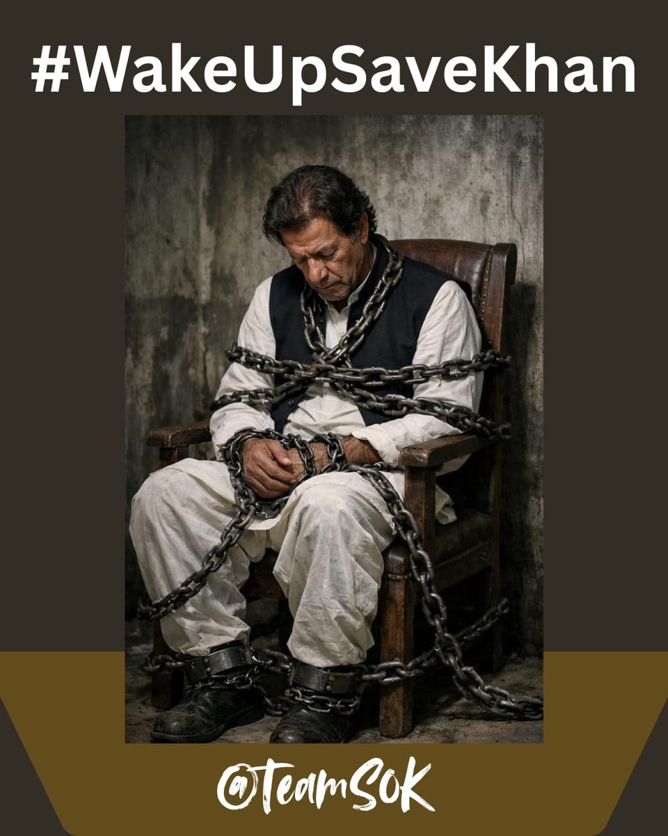 SaraNiazii1's tweet photo. یہ آخری تنبیہ ہے، قوم جاگ چکی ہے۔
#WakeUpSaveKhan #LastWarning
@TeamS0K https://t.co/qI5J4CrSJT