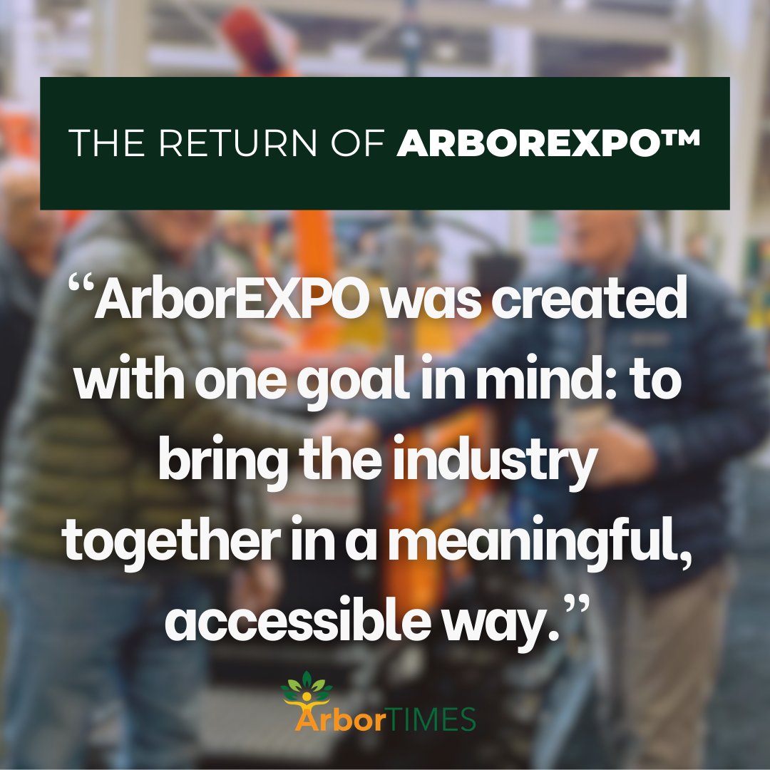 Read more on what you can expect from this year ArborEXPO™: na2.hubs.ly/H0439xG0

Haven't registered yet? Don't sweat! Head to na2.hubs.ly/H0439r-0 to reserve your spot.

#arbortimes #arborsports #arborexpo26 #arborawards #technology #arborexpo #planthealthcare #treecare