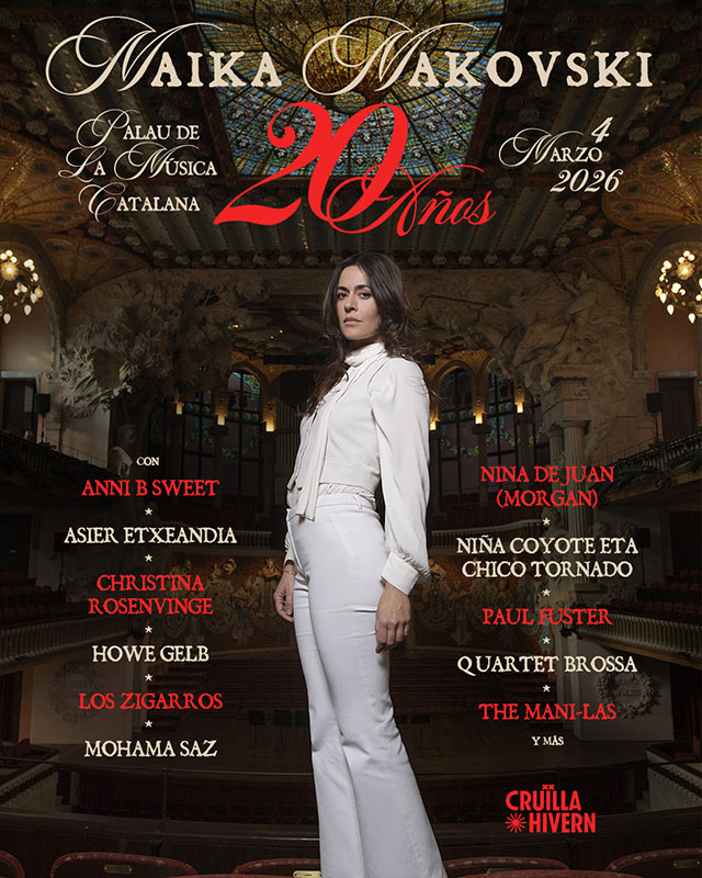 indieloversm's tweet photo. El @cruillabcn tanca el cartell amb les incorporacions de @sidonie_, Standstill, Judeline, Midnight Generation, Alosa, Periferia... i Maika Makovski! 

A la mallorquina la veurem aquesta nit al @palaumusicacat i t'ho explicarem aviat al nostre lloc web! https://t.co/v92wZ8UAPL