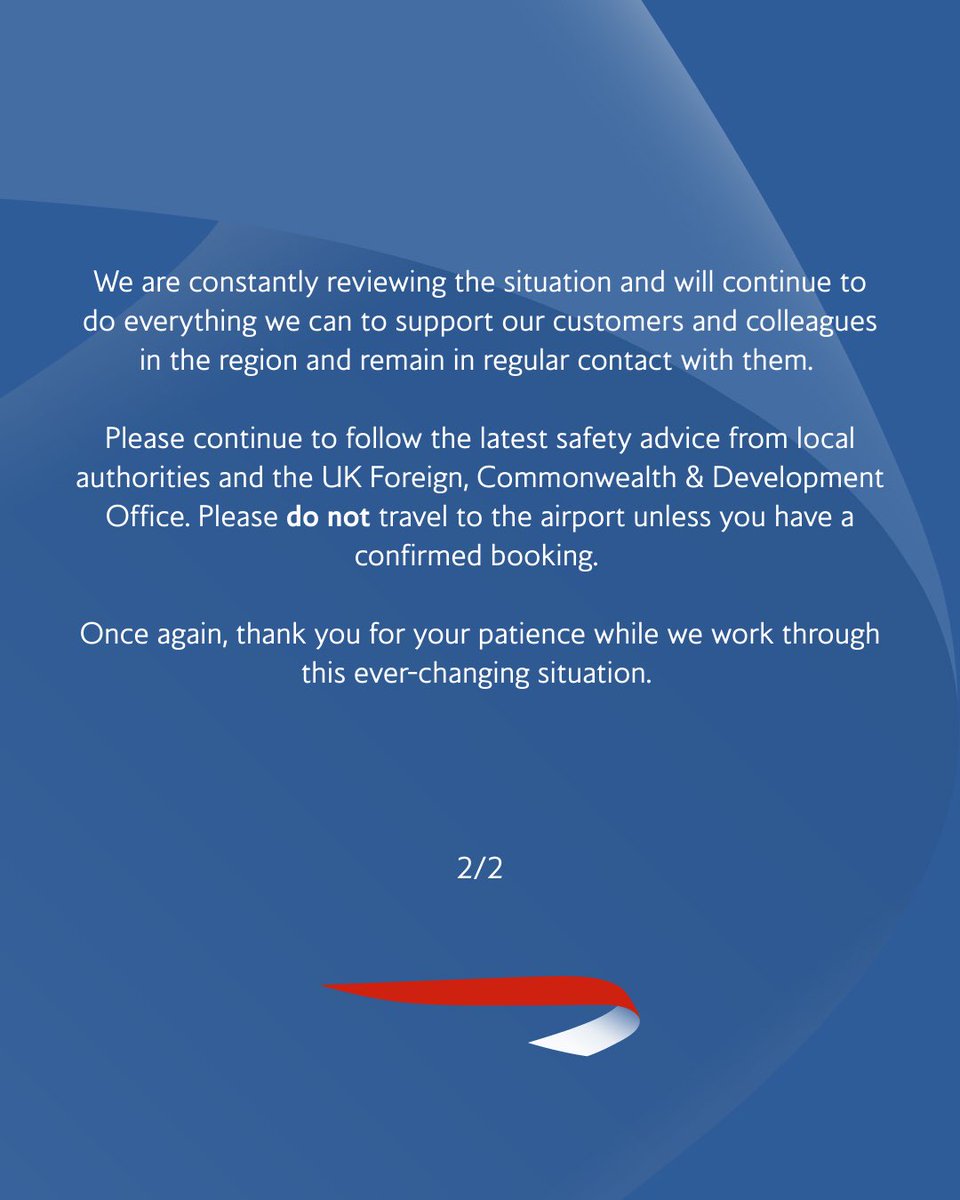 British Airways tweet media