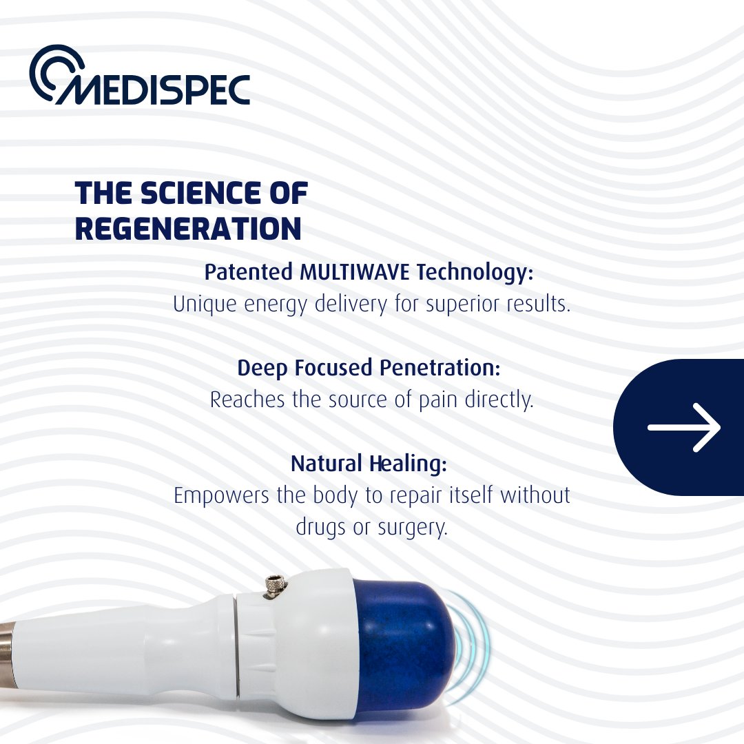 medispecltd's tweet photo. #Orthospec is Medispec’s cutting-edge Extracorporeal Shock Wave Therapy (#ESWT) system. 
Transform your practice with the ultimate multi-application device. Visit our website to see the full specs: https://t.co/S2OGznvL2w 

#MedicalDevices #ShockwaveTherapy #NonInvasive https://t.co/9QUkeaal5A