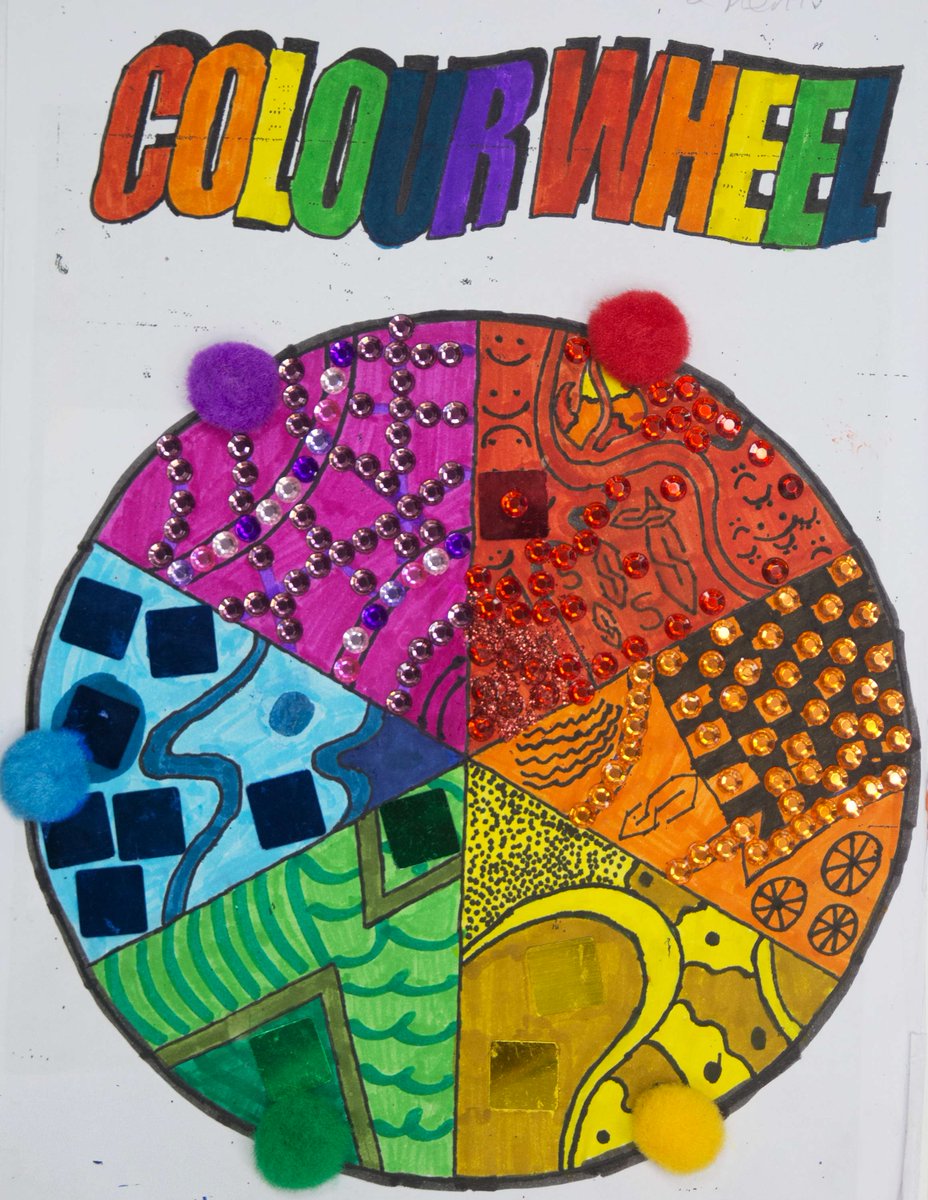 AGSFounded1598's tweet image. 🎨 Year 7 have produced some fabulous homework exploring colour theory. From experimenting with texture and collage to developing shades and complementary colours on their colour wheels,  a fantastic effort all round. 🌈

#Art #ColourTheory #CreativeLearning