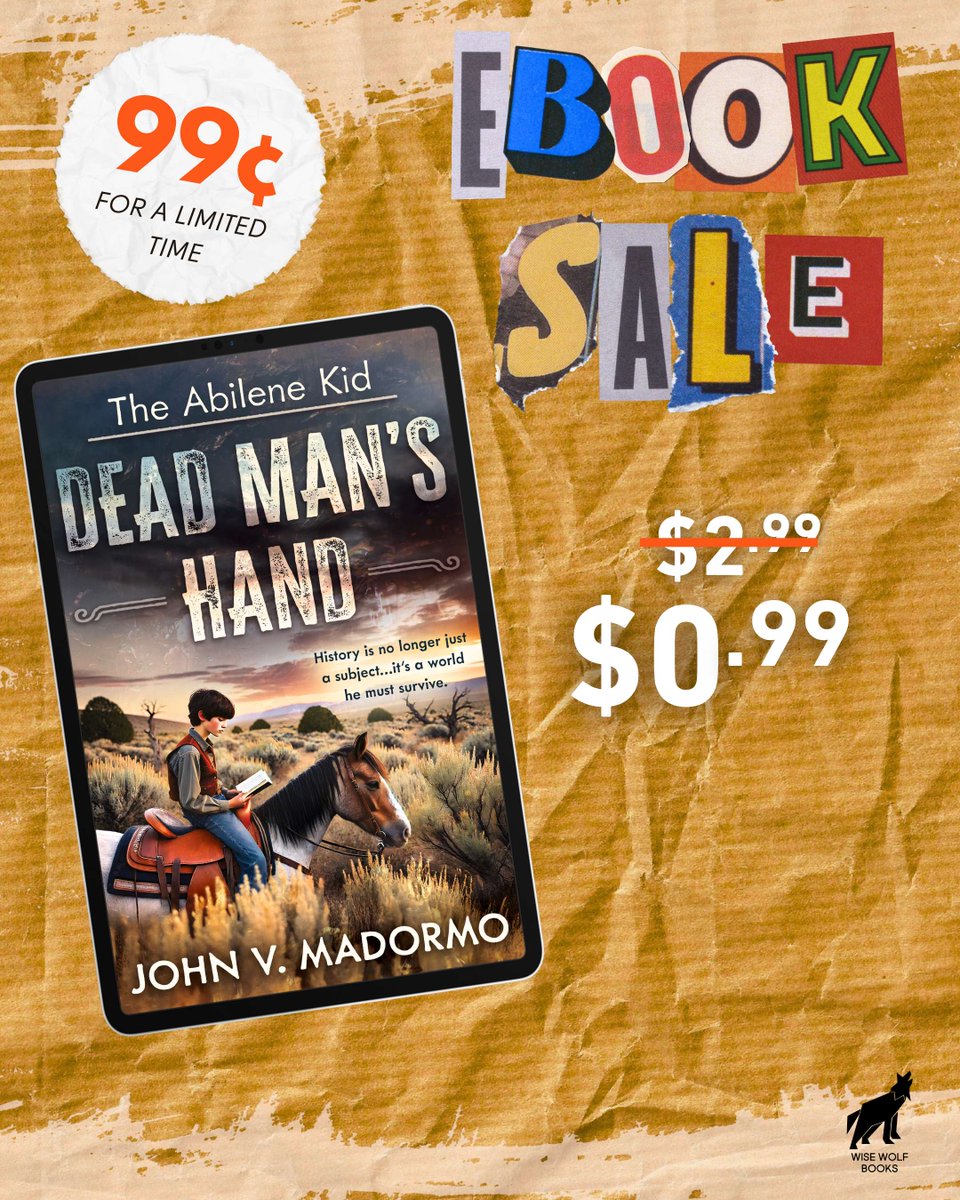 In this week's eBook sale, dive into a YA Western from John V. Madormo that will take you through time for just 99¢!

geni.us/DealsandDiscou…
#ebooksale