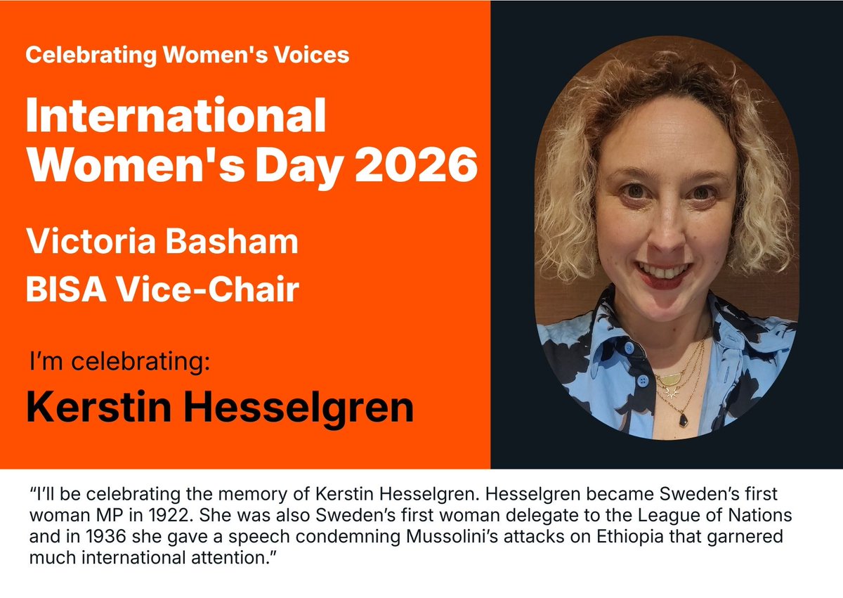 BISA - British International Studies Association tweet media