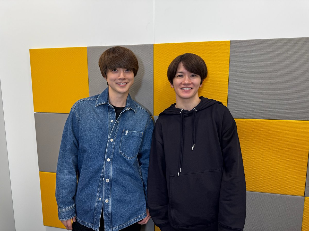 小西成弥と佐藤信長の ほのぼの二人語り tweet media