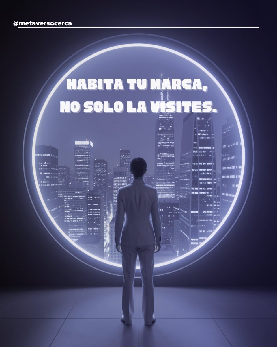 metaversocerca's tweet photo. El clic ha muerto. Hoy la navegación es movimiento. 🌐

En 2026, la Web 4.0 se camina y se siente. No navegues por una página, habita un espacio. En #MetaversoCerca diseñamos el futuro de la interacción. 🚀✨

✅ ¿Crees que navegaremos más caminando que haciendo clic? #UX #Web3 https://t.co/h7c5xYoQMb