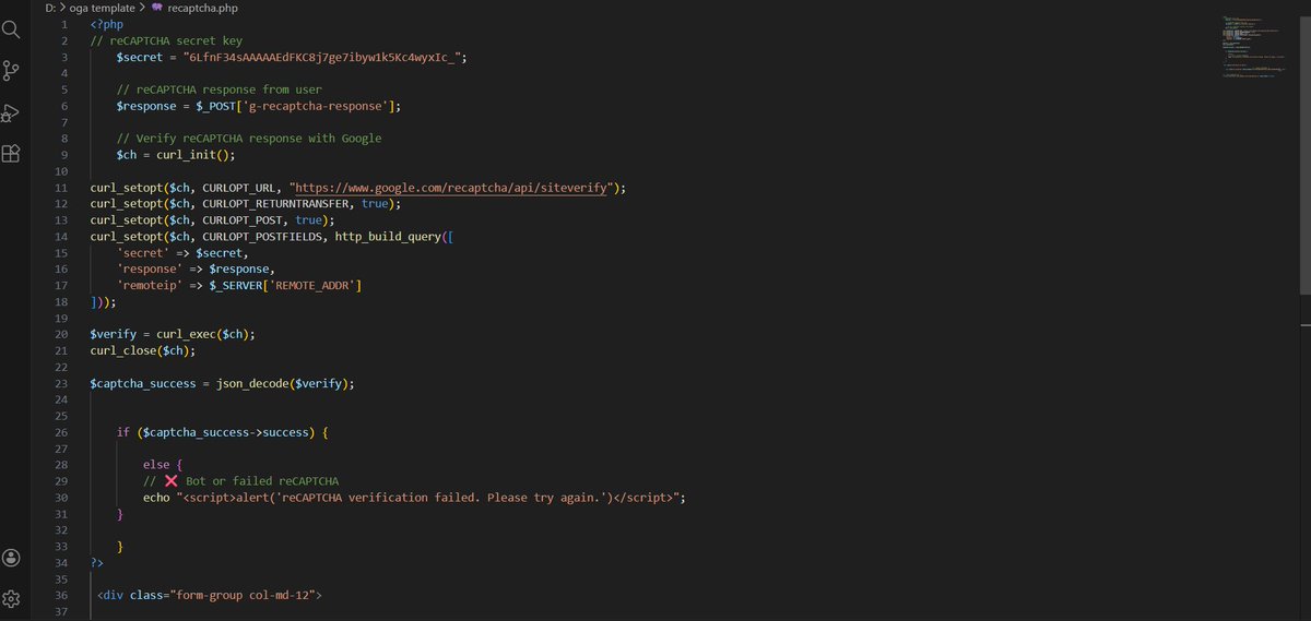heywhybamgal's tweet photo. Day 40 in PHP: Today I learned about Google reCAPTCHA! 🚀💻 #softwareengr

#Day40 #softwareengr #GoogleReCAPTCHA #DevLife #Programming #php https://t.co/KZ2ml2o4Ht