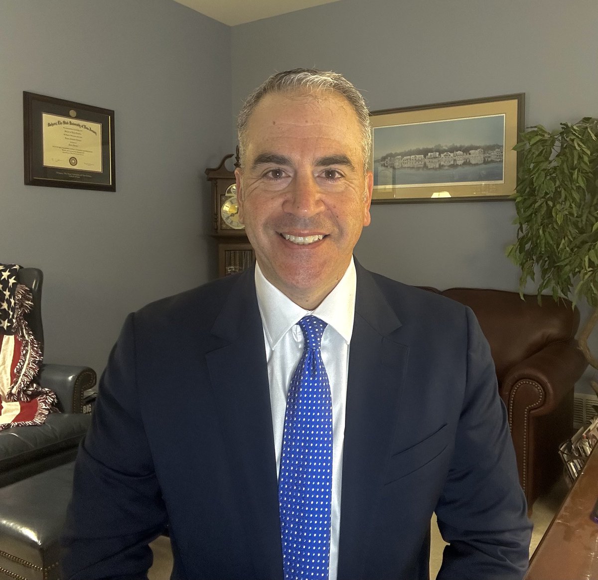 WJCaruso's tweet image. Good morning!  Coming up at 7:25AM, I’m joining @KrysiaLenzo and @IamJohnBurnett, hosts of @NEWSMAX #FirstEdition.  Tune in and join the conversation!