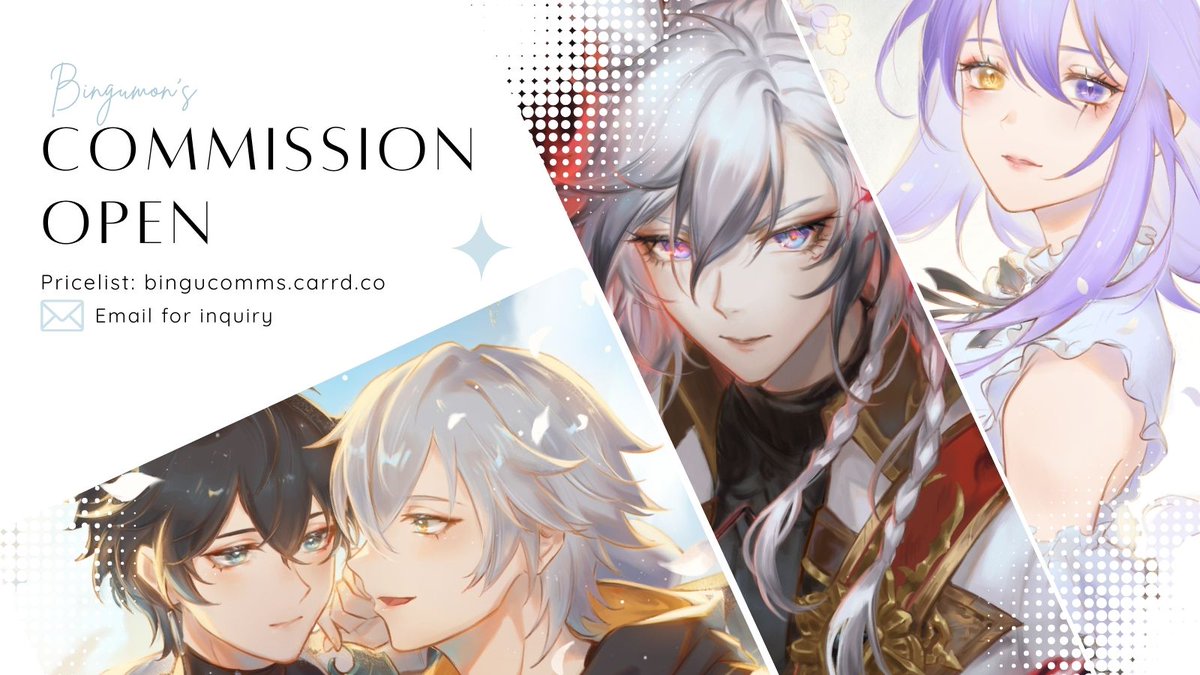 [🔁&amp;💖appreciated]
I'm opening commission for 1 slot only this month!
📧Kindly send your request to my email ^^

link &amp; info ⬇️⬇️