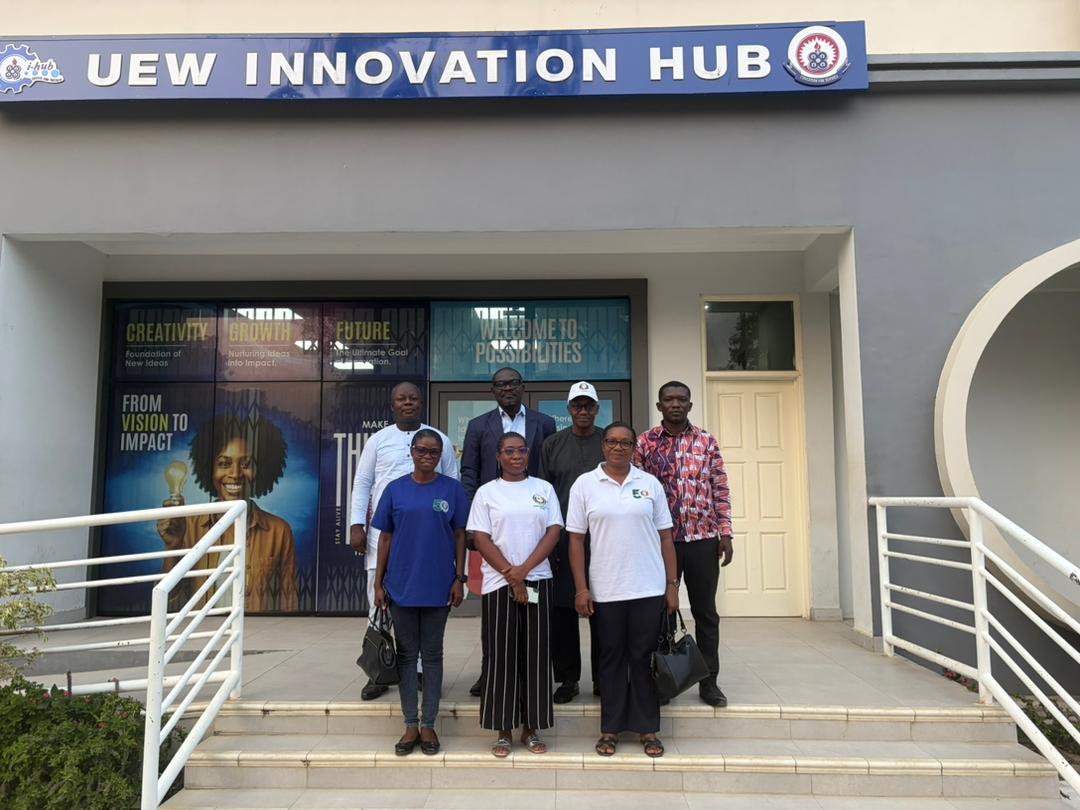 uew_bus_hub's tweet photo. UEW Innovation Hub Confers with the Resident Representative of ECOWAS in Ghana

Honored to welcome Ambassador Mohammed Lawan Gana, the Resident Representative of ECOWAS in Ghana, and his delegation on a familiarisation visit to the UEW Innovation Hub on Tuesday, March 3, 2026. https://t.co/oBm2xuGDmk