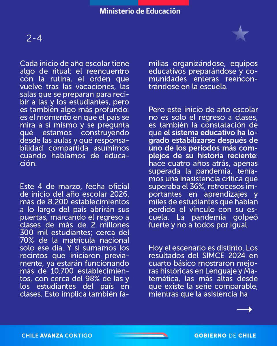 Subsecretaría de Educación tweet media