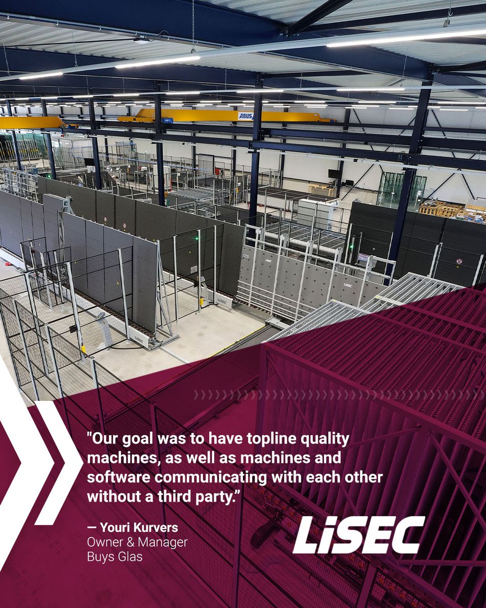 lisecgroup's tweet photo. SUCCESS STORY: How LiSEC’s GPS.autofab solution powers growth at Buys Glas🤖
📖Read more: https://t.co/Ts6Y4jlggK
#LiSEC #aios #allinonesolutions #glassprocessing #flatglass #software https://t.co/5lf1jy1Odr