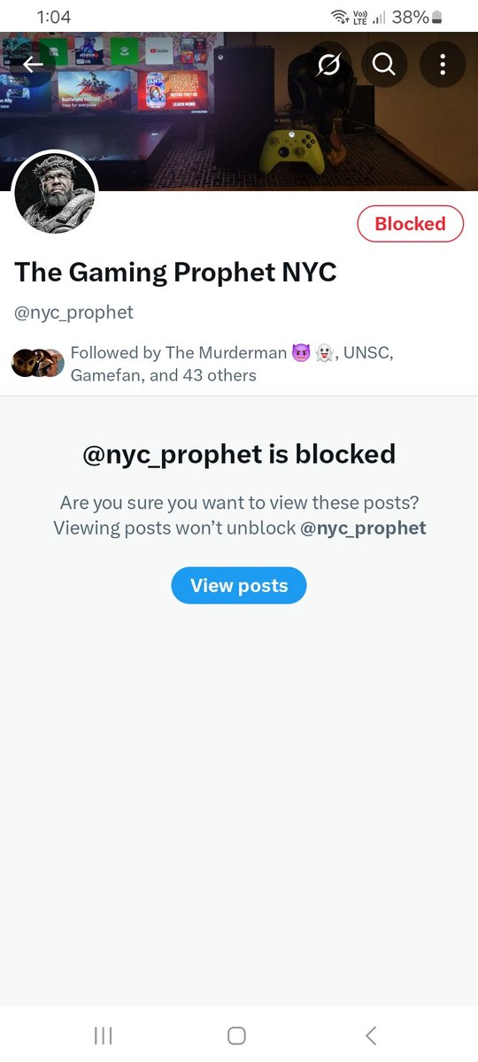 Had to block this dude he just sits on Twitter all day talking mad shit about marathon just because it's owned by Sony