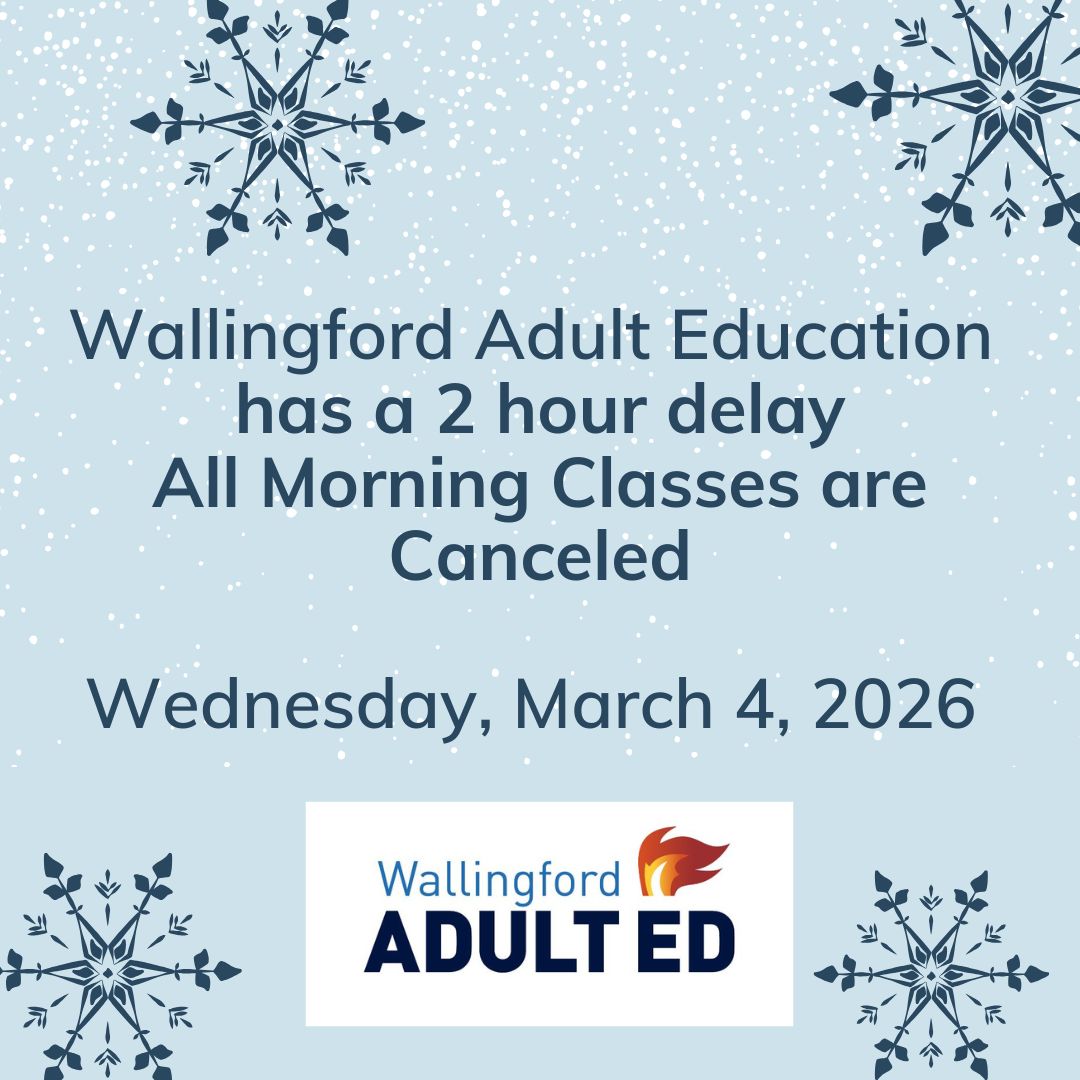 Wallingford Adult Ed tweet media
