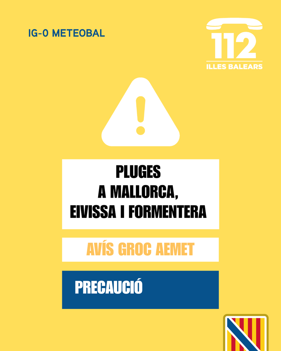 Emergències 112 Illes Balears tweet media